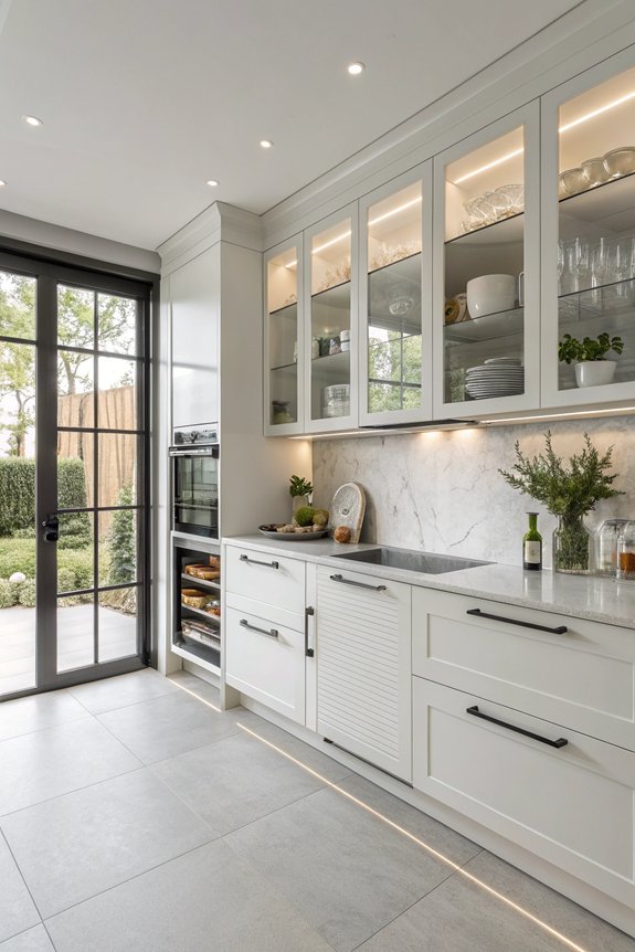 clever hidden kitchen storage