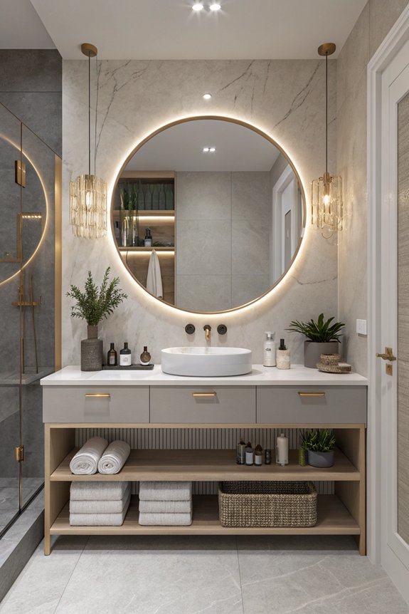 compact and functional vanity designs