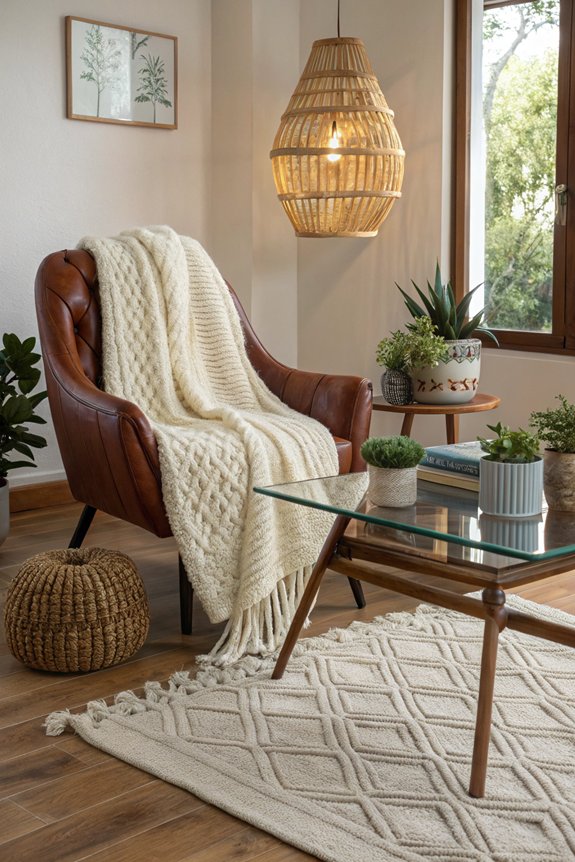 contrast textures for depth