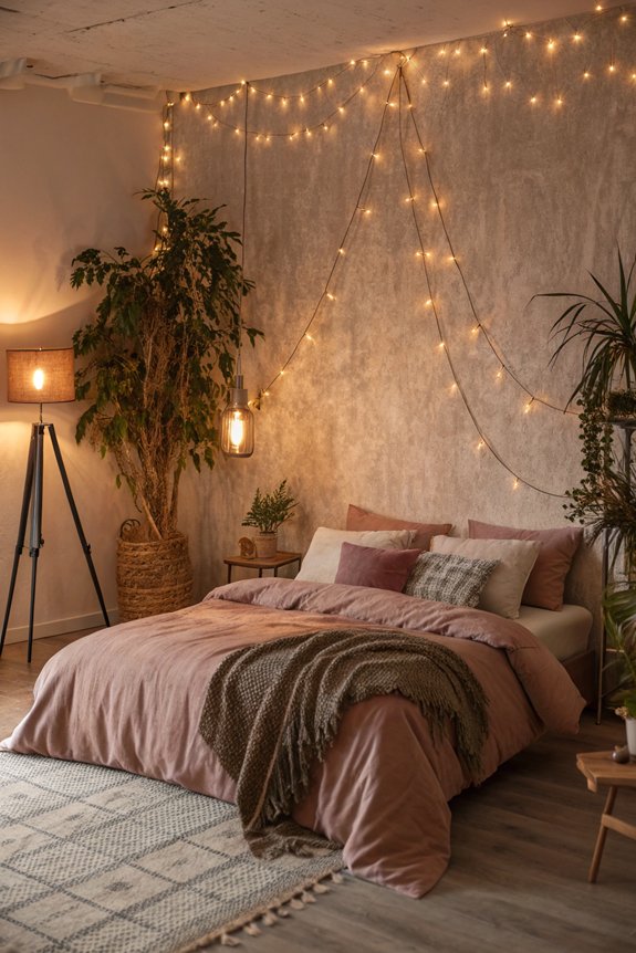 cozy ambient bedroom lighting