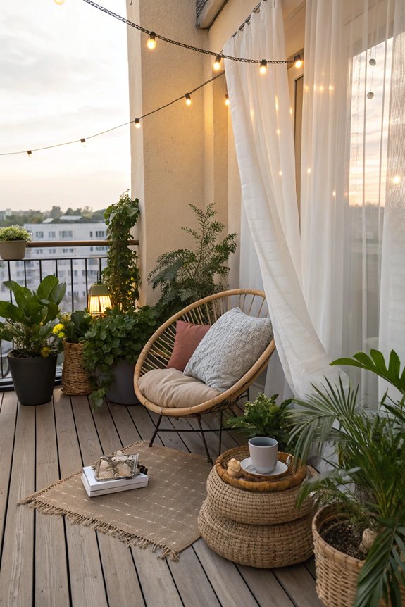 cozy balcony retreat essentials