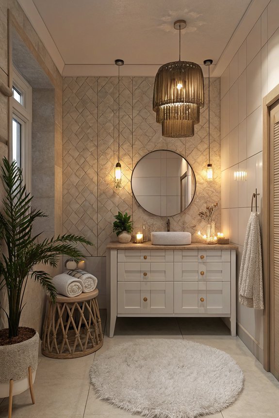 cozy bathroom lighting tips