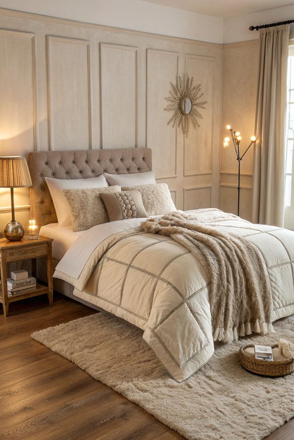 cozy bedding for comfort