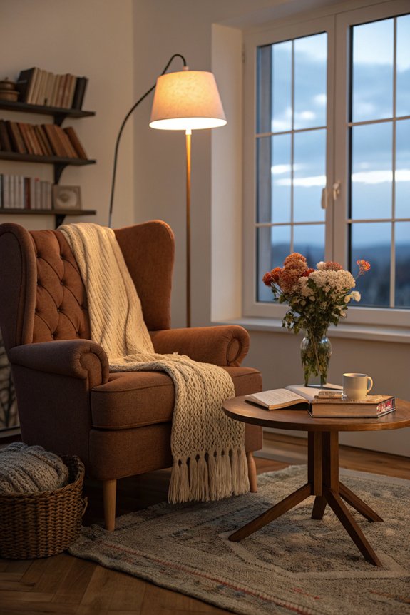 cozy coffee corner setup