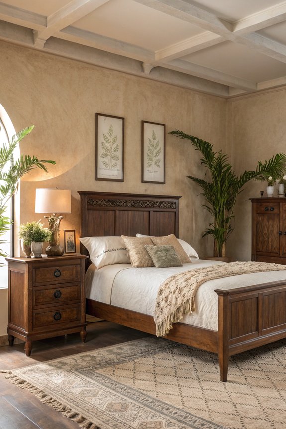 cozy contrast with brown