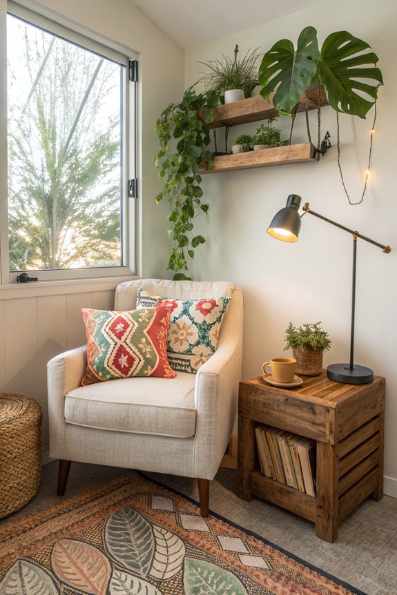 cozy corner relaxation nook