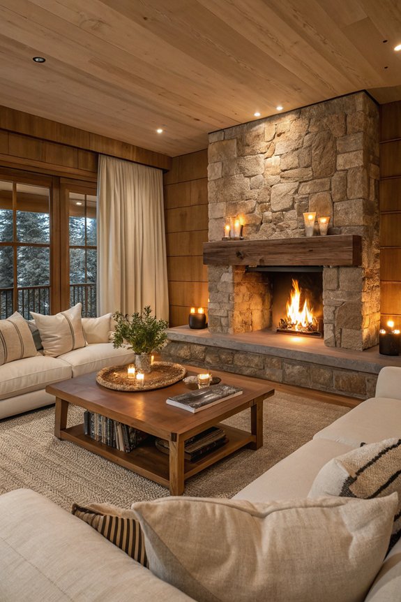 cozy fire for connection