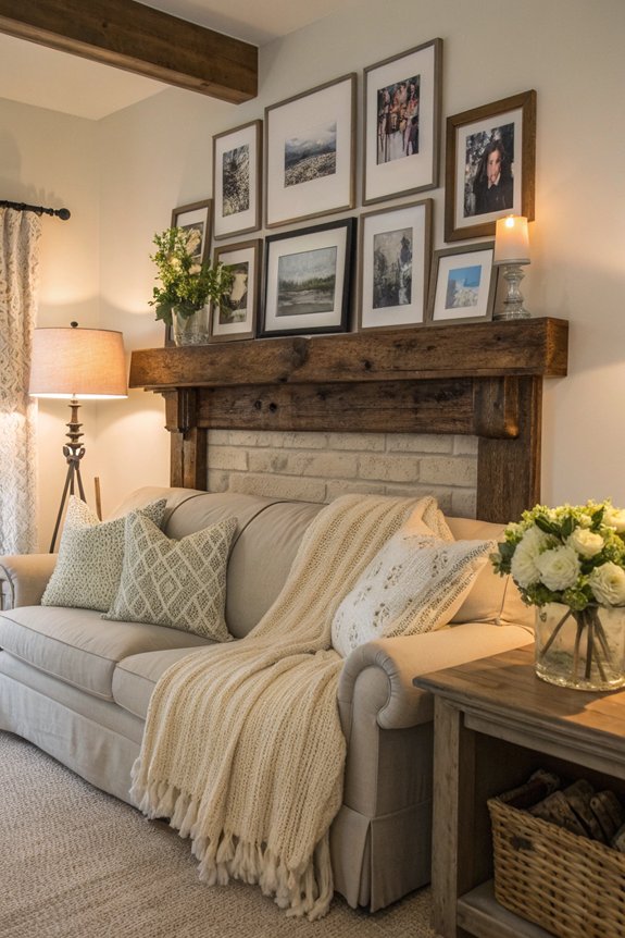 cozy gallery of memories