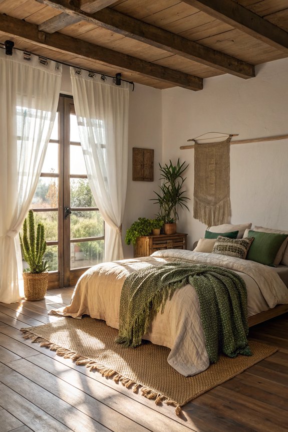 cozy natural fabric bedding