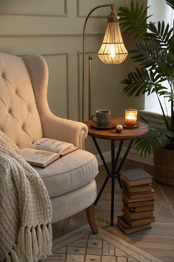 cozy reading nook retreat