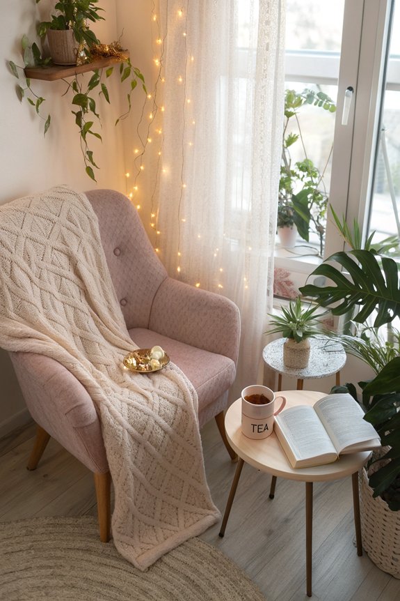cozy sanctuary for reading