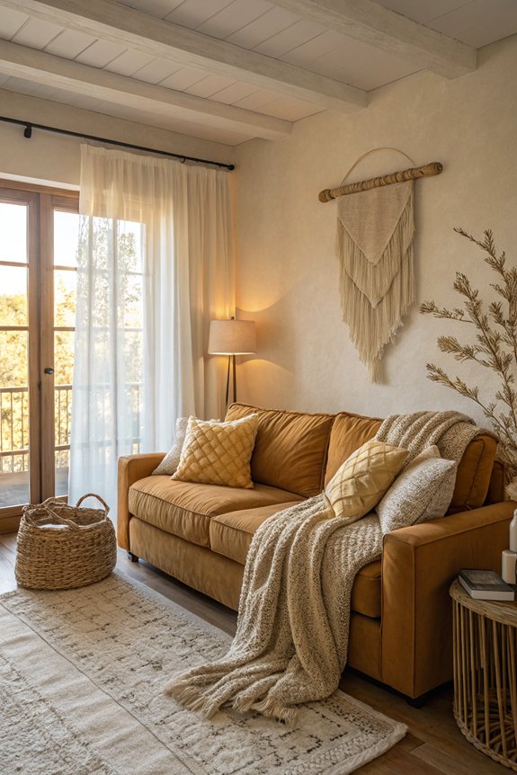 cozy soft textile elements