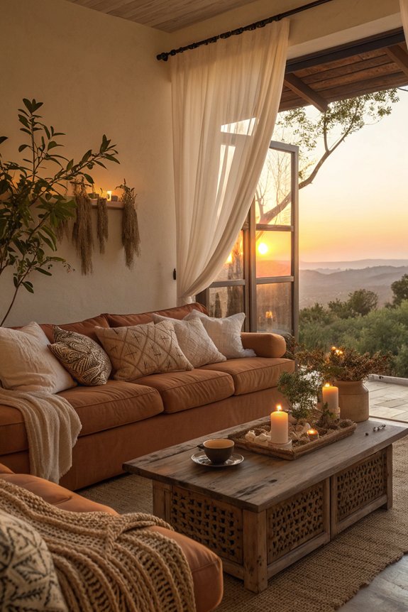 cozy textured window treatments