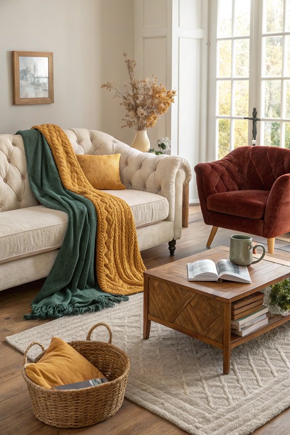 cozy throw blanket selection