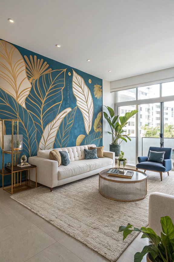 create captivating statement wall