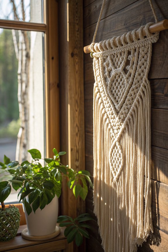 create unique macram wall art