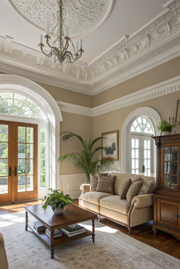 crown molding elevates elegance