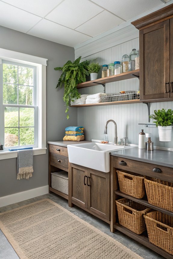 durable utility sink installation