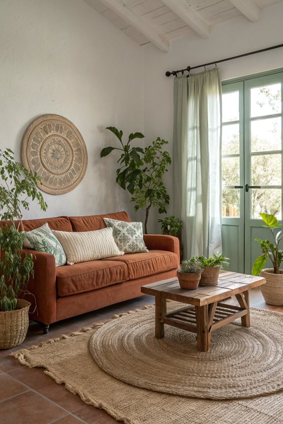 earthy colors for coziness