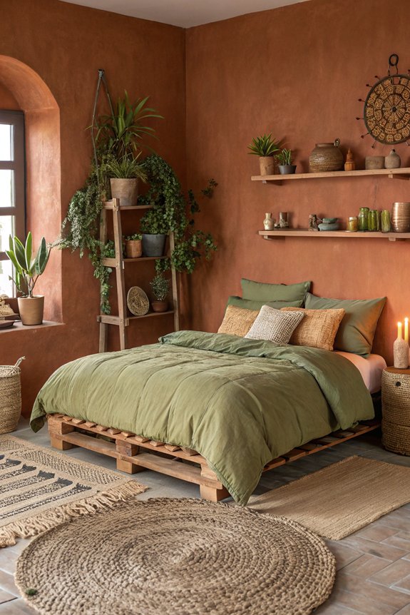 earthy colors for serenity