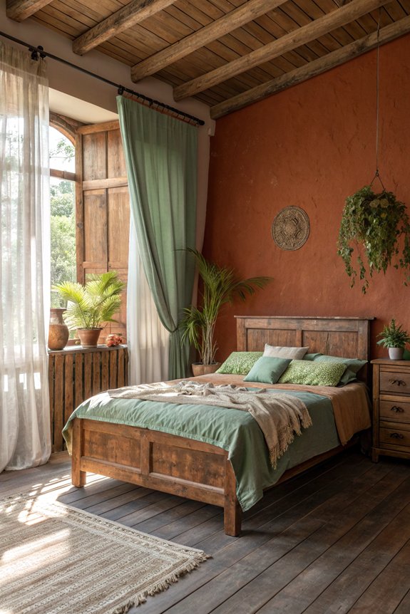 earthy colors promote tranquility