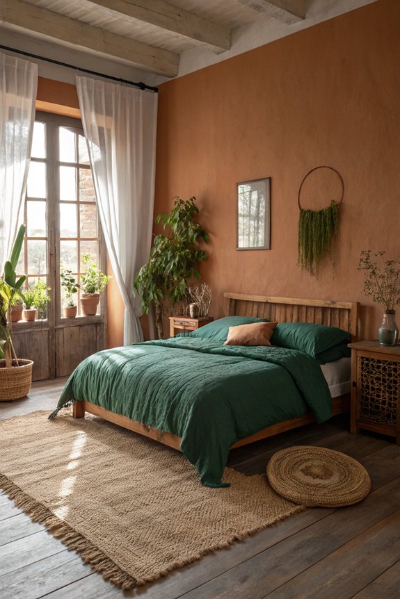 earthy colors promote tranquility