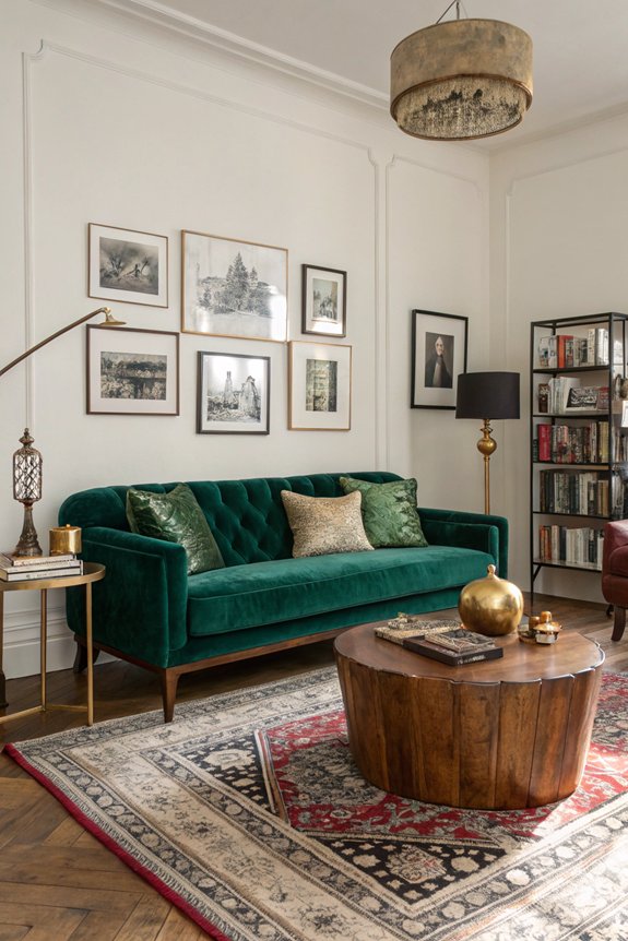 eclectic modern vintage fusion