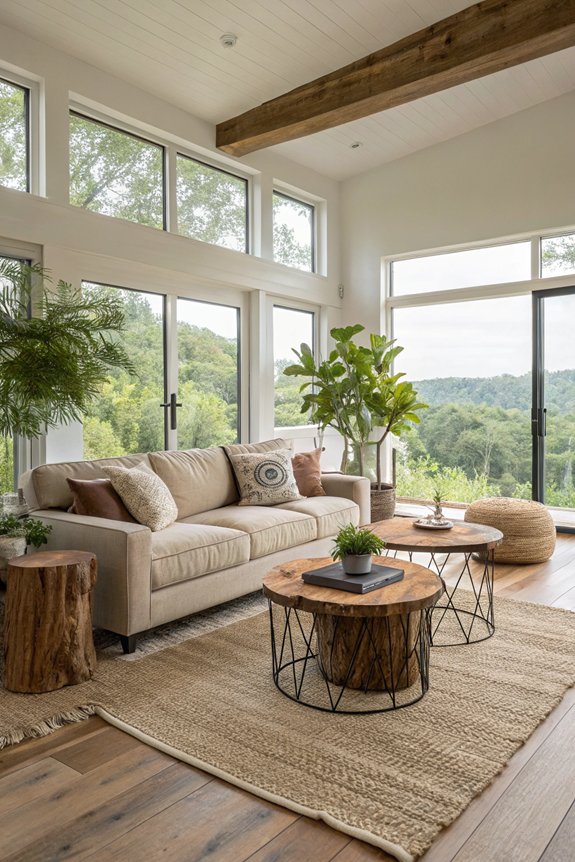 eco friendly living room design