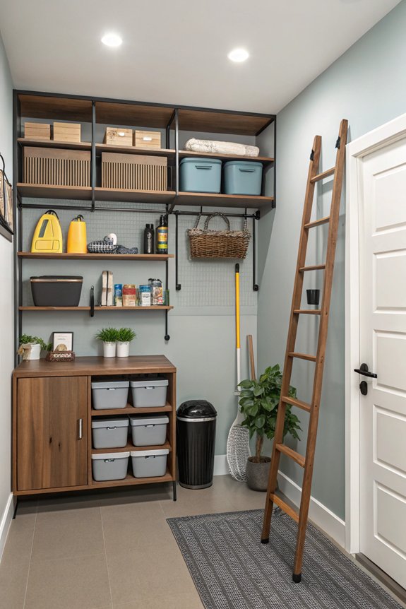 efficient wall mounted storage solutions