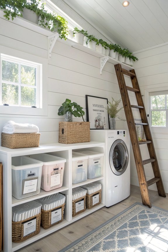 effortless laundry room organization