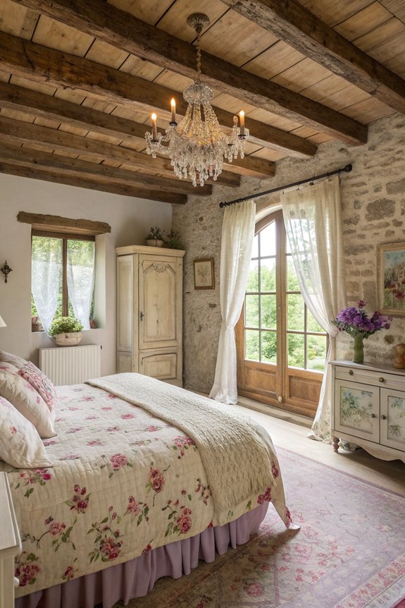 elegant rustic bedroom charm
