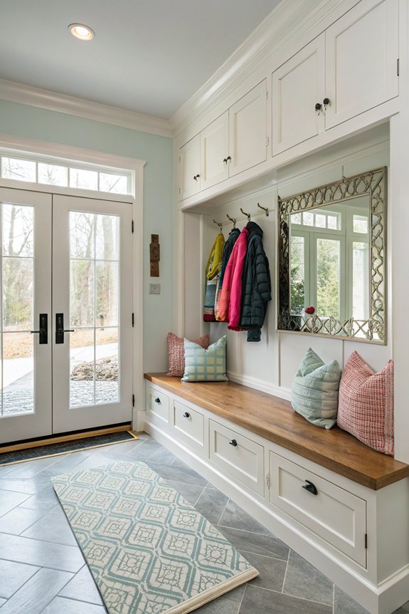 enhance space with mirrors