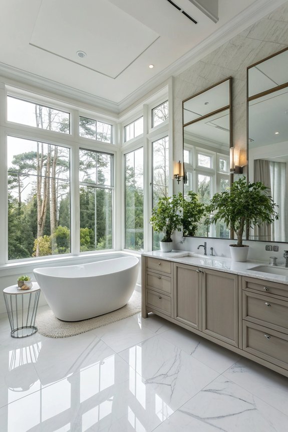 enhance space with mirrors