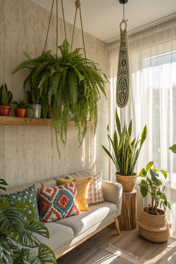 enhance space with plants