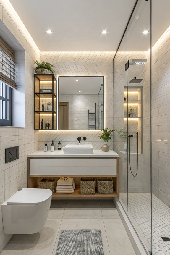 enhancing space with mirrors