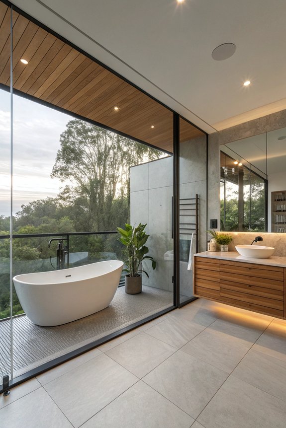 frameless glass shower elegance