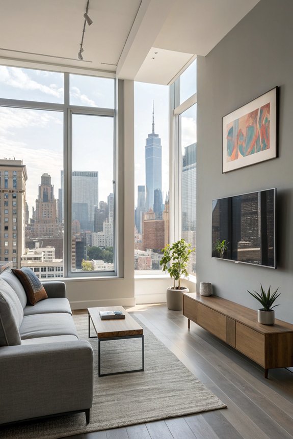 fresh minimalist apartment style