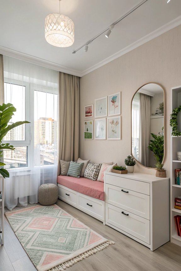 functional layout maximizes space