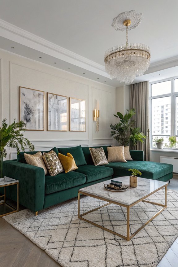 functional stylish living layout