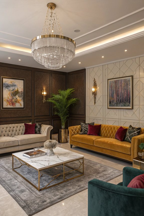 glamorous luxury home decor