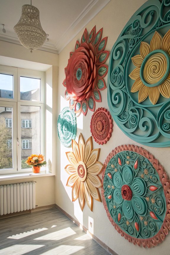 handmade paper mache sculptures