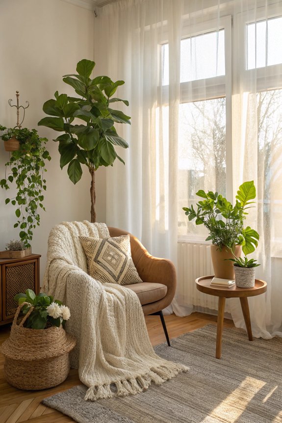 indoor plants enhance atmosphere