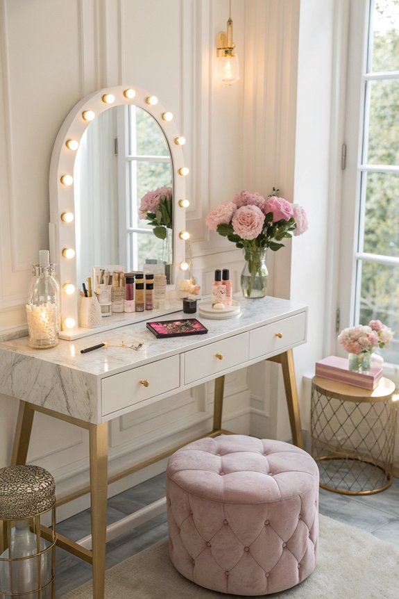 influencer inspired vanity makeover tips