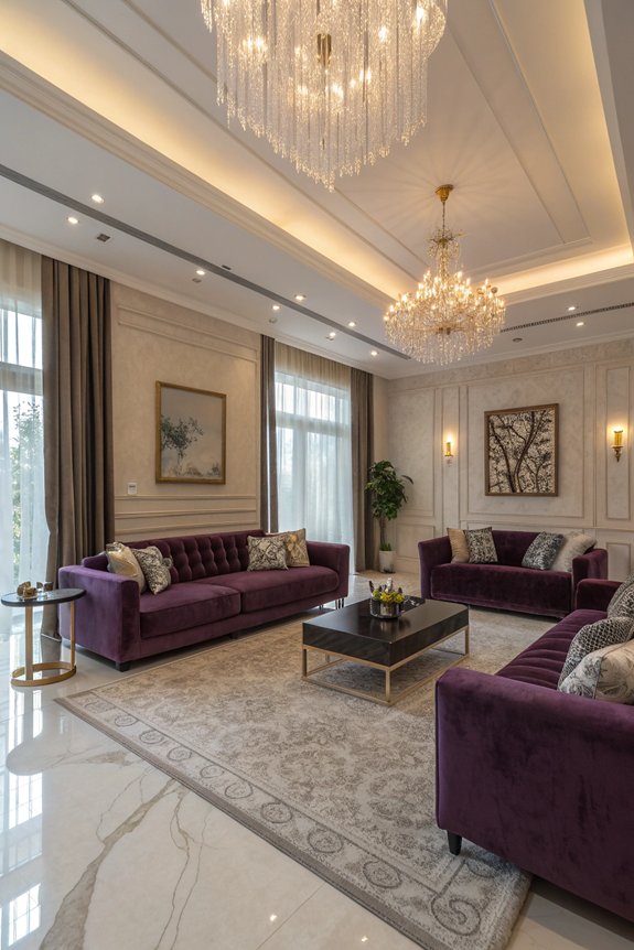 layered lighting enhances luxury