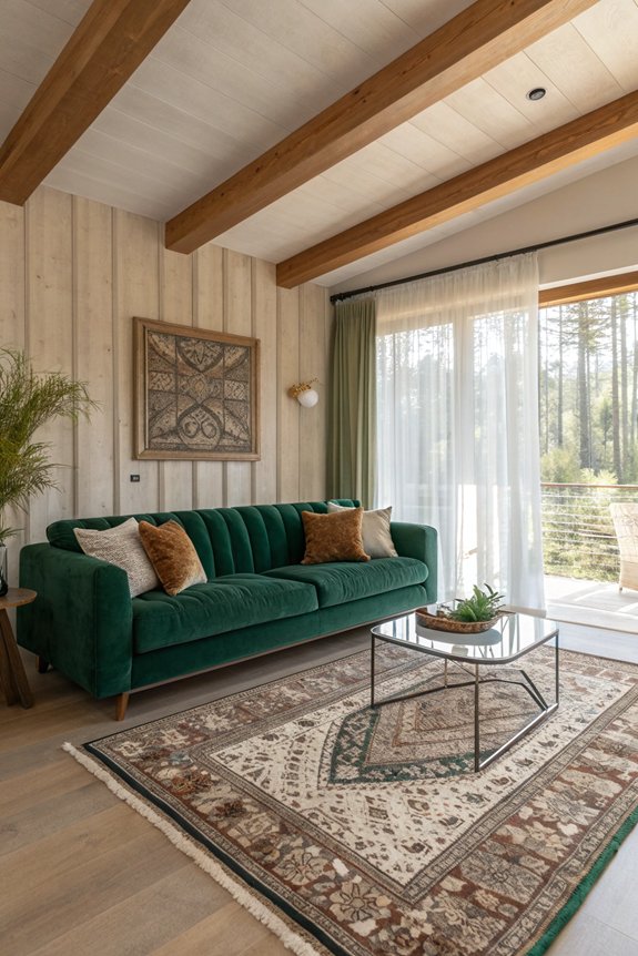 layered textures enhance interiors