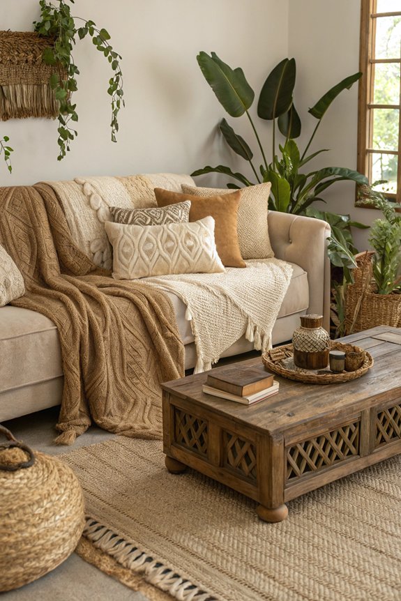 layered textures for comfort