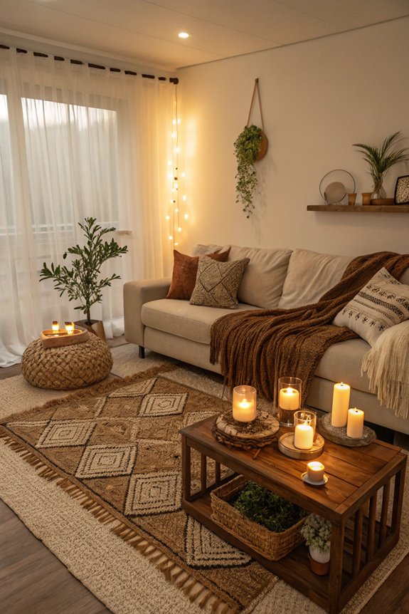 layering rugs for warmth