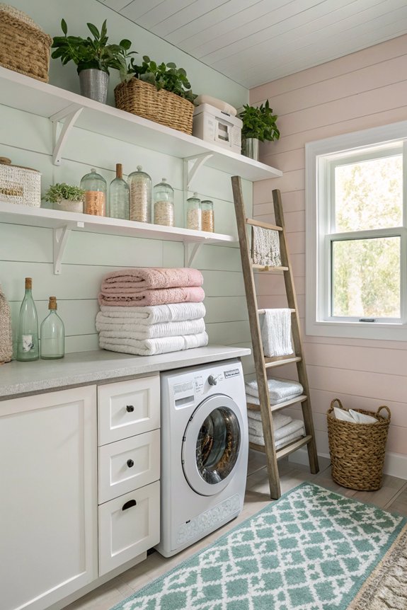 maximize laundry room storage
