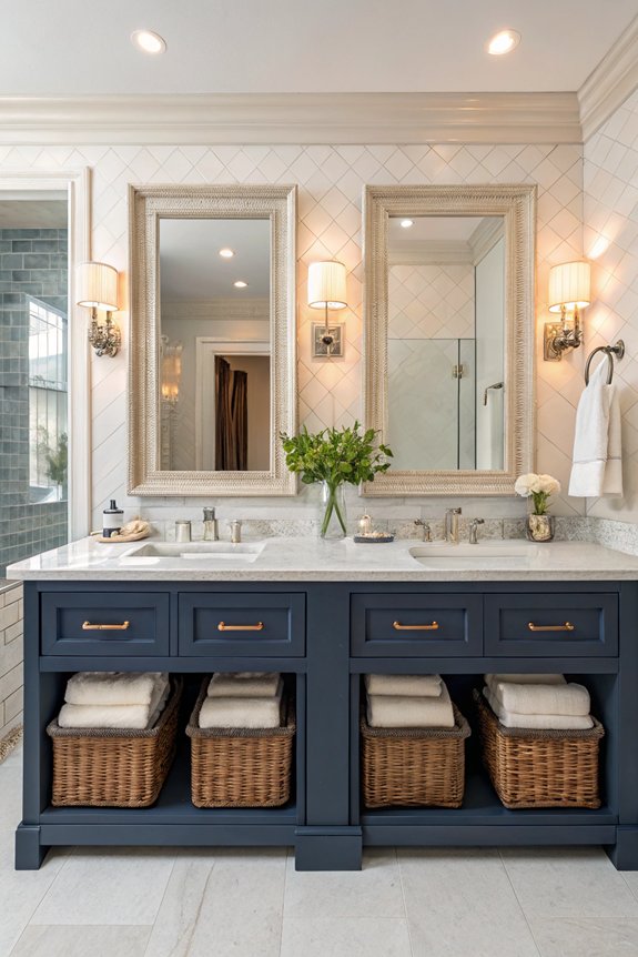 maximize shared bathroom convenience