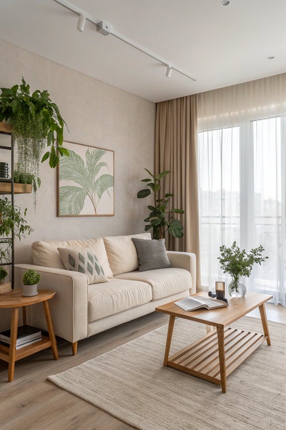 minimalist decor promotes tranquility